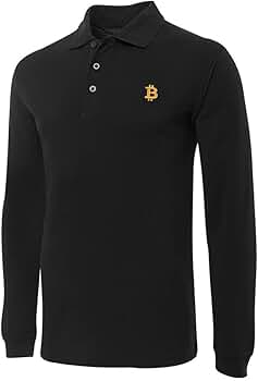 Amazon.com: WINGZOO Men's Polo Shirts Bitcoin BTC